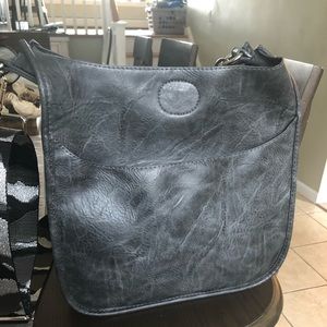 Ahdorned Vegan Leather messenger Bag